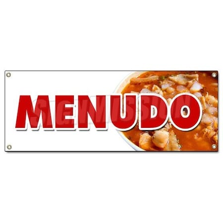 Signmission MENUDO BANNER SIGN traditional mexican soup pancita stew tortillas hot B-Menudo